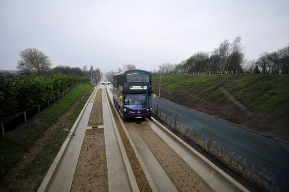 Guided busway